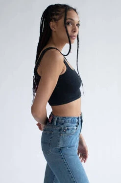 Black Washed Seamless Crop Tank -Swimsuit Closet Sales Store black washed seamless crop tank 3 14753.1692377876
