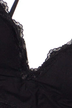 Black Lace Trim Bralette -Swimsuit Closet Sales Store bralettes 4 30112.1682113347