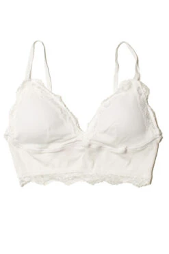 White Lace Trim Bralette -Swimsuit Closet Sales Store bralettes 5 29142.1682629797