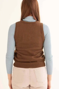 Brown Argyle Sweater Vest -Swimsuit Closet Sales Store brown argyle sweater vest 4 01959.1692389503