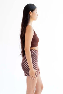 Brown Double Strap Seamless Cami -Swimsuit Closet Sales Store brown double strap seamless cami 3 67551.1666808314