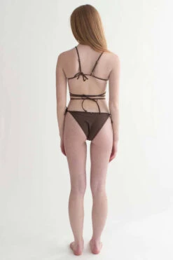 Brown Heart Front Strappy Bikini Bottom -Swimsuit Closet Sales Store brown heart front strappy bikini bottom 5 09300.1666805661