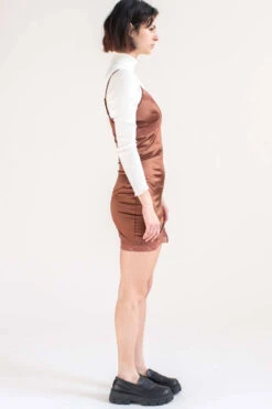 Brown Lace Trim Slip Dress -Swimsuit Closet Sales Store brown lace trim slip dress 2 96220.1696278243