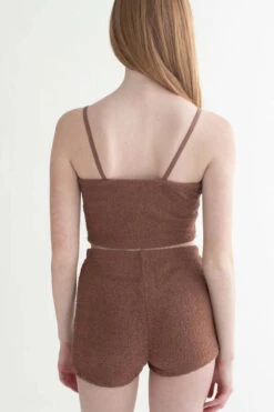 Brown Teddi Cami & Shorts Set -Swimsuit Closet Sales Store brown teddy cami set 4 94271.1692387042