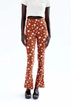 Checkered Daisy Bell Bottoms