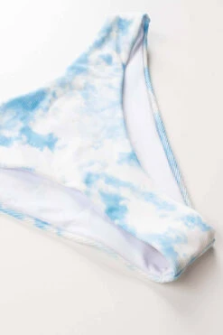 Cloud Print High Cut Bikini Bottom -Swimsuit Closet Sales Store cloud print high cut bikini bottom 3 90992.1666809155