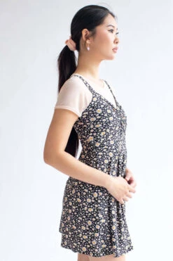 Black Daisy Knotted Summer Dress -Swimsuit Closet Sales Store daisy bustier dress 4 74317.1666809108