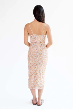 Ditsy Floral Mesh Midi Dress -Swimsuit Closet Sales Store ditsy floral mesh midi dress 4 85457.1666808911