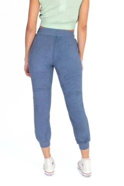 Flower Applique Sherpa Joggers -Swimsuit Closet Sales Store flower applique sherpa joggers 4 69769.1669233929