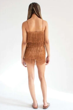 Copper Fringe Romper -Swimsuit Closet Sales Store fringe romper 5 82146.1692373658