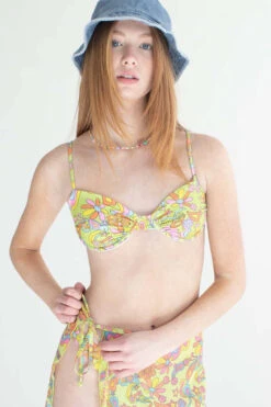 Groovy Floral Bikini Top -Swimsuit Closet Sales Store groovy floral bikini top 2 00009.1666805775