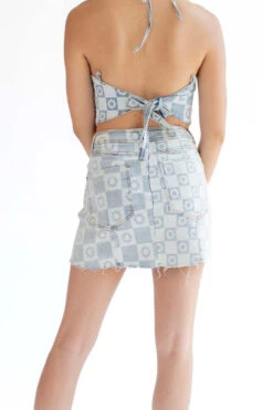 Light Daisy Denim Skirt -Swimsuit Closet Sales Store light daisy denim skirt 4 1 69625.1666806955