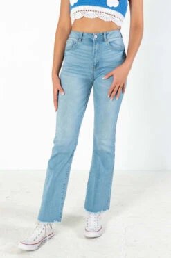 Light Wash Flare Jeans