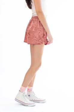 Marsala Crushed Velvet Shorts -Swimsuit Closet Sales Store marsala crushed velvet shorts 3 00994.1666809126