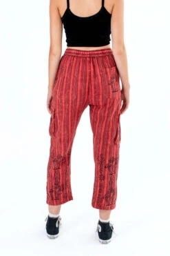 Mushroom Print Stripe Pant -Swimsuit Closet Sales Store mushroom print stripe pant 5 20826.1674159913
