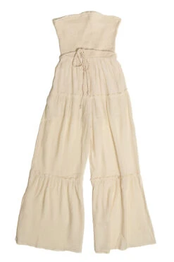 Sand Gauze Wide Leg Jumpsuit -Swimsuit Closet Sales Store natural jumpsuit 1 77990.1680275408