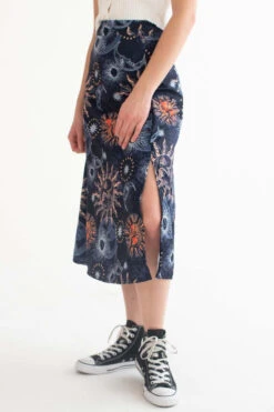 Navy Celestial Midi Skirt -Swimsuit Closet Sales Store navy celestial midi skirt 3 20059.1666806258