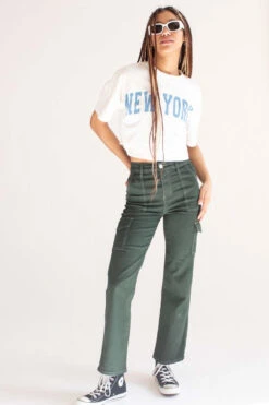 New York Oversized Crop Tee