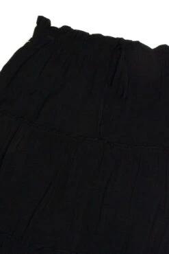 Black Layered Maxi Skirt -Swimsuit Closet Sales Store new stuff 1 30 24789.1680293916