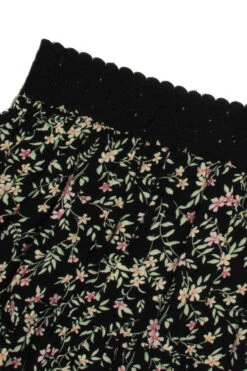 Black Crochet Top Floral Mini Skirt -Swimsuit Closet Sales Store new stuff 1 36 85192.1680278220