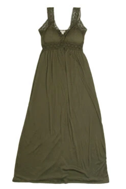 Olive Green Crochet Trim Maxi Dress -Swimsuit Closet Sales Store new stuff 1 48570.1680276294
