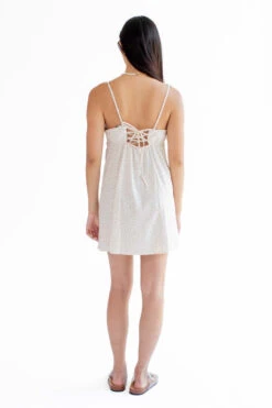 Off White Tie Back Floral Slip Dress -Swimsuit Closet Sales Store off white tie back floral slip dress 4 46715.1666808958