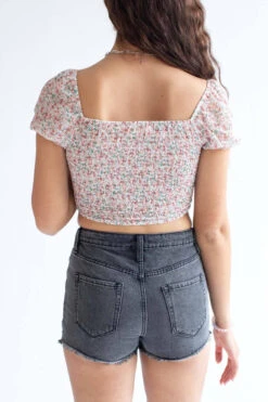 Distressed High Waisted Black Denim Shorts -Swimsuit Closet Sales Store other black denim shorts 4 08580.1692373852