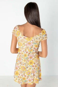 Pastel Garden Puff Sleeve Dress -Swimsuit Closet Sales Store pastel garden puff sleeve dress 5 70948.1676390724