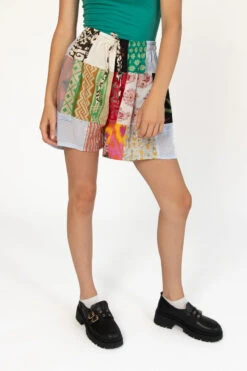 Assorted Patchwork Shorts -Swimsuit Closet Sales Store patchshortfront 2 87714.1691639188