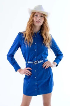 Pearl Snap Western Shirt Dress -Swimsuit Closet Sales Store pearl snap western shirt dress 4 92370.1666806004