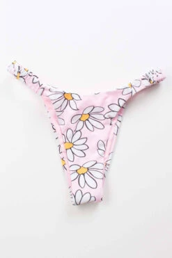 Pink Daisy Cheeky Bikini Bottom -Swimsuit Closet Sales Store pink daisy cheeky bikini bottom 2 34552.1693940466