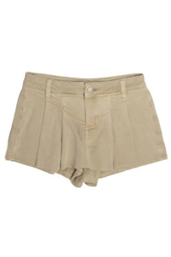 Khaki Pleated Mini Skort -Swimsuit Closet Sales Store pleated mini skort 1 49335.1682112970