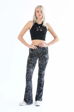 Spiderweb Flare Pants