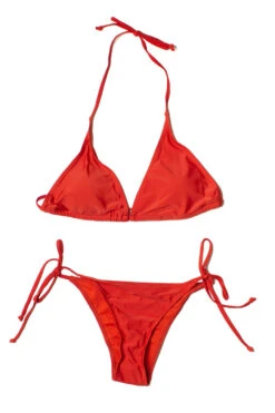 Bright Red Triangle Bikini Bottom -Swimsuit Closet Sales Store swimsuits 4 08587.1682021418