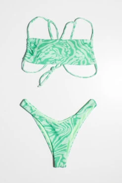 Green Tones Swirl Bikini Top -Swimsuit Closet Sales Store swirl green bikini top 2 05864.1693940279