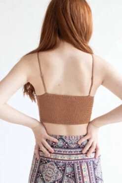 Terracotta Floral Crochet Cropped Cami -Swimsuit Closet Sales Store terracotta floral crochet cropped cami 5 92664.1692378934