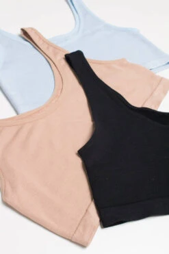 Dream Blue Terry Seamless Crop Tank -Swimsuit Closet Sales Store terry seamless crop tank 1 70336.1692377715