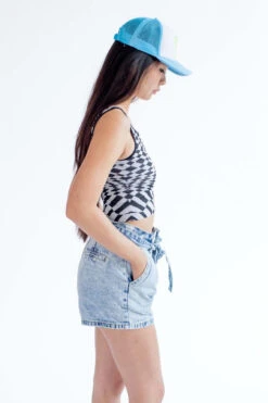 Twisted Check Seamless Tank Top -Swimsuit Closet Sales Store twisted check seamless tank top 4 25618.1666806419