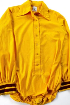 Vintage Button Up Bodysuit