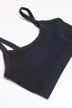 Black Waffle Seamless Bralette -Swimsuit Closet Sales Store waffle seamless bralette 2 11945.1666808896