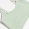 Sage Waffle Seamless Bralette