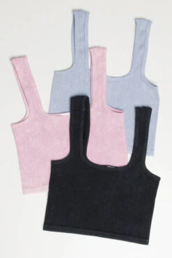 Black Washed Seamless Crop Tank -Swimsuit Closet Sales Store washed seamless crop tank 8 65405.1692377876