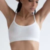 White Waffle Seamless Bralette