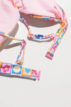 Checkered Spring Shapes Bikini Top -Swimsuit Closet Sales Store womens swim flatlay 1 2 96879.1693940173