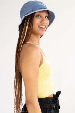 Yellow Butterfly Seamless Crop Cami -Swimsuit Closet Sales Store yellow butterfly seamless cami 4 68434.1666807424