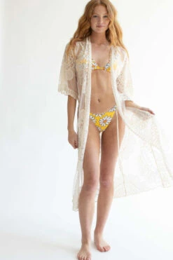 Yellow Daisy String Bikini Top -Swimsuit Closet Sales Store yellow daisy string bikini top 2 1 65351.1666809170